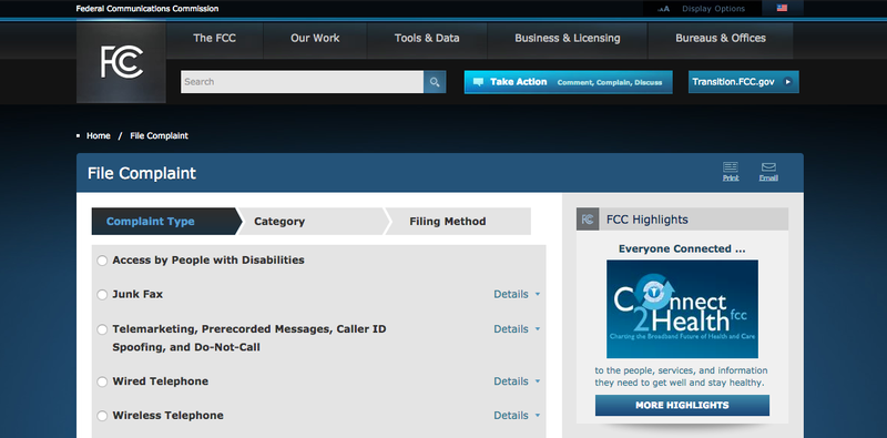 Illustration for article titled FCC Launches Slick New Public Complaint Site